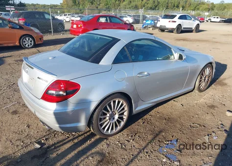 2007 Mercedes-Benz Slk 55 Amg из США, поврежденный, VIN WDBWK73F47F158263